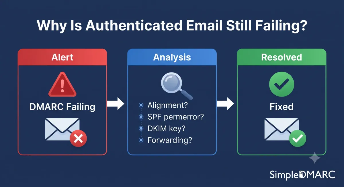 DMARC Failure Troubleshooting
