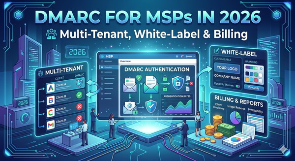 DMARC for MSPs in 2026: Multi-Tenant, White-Label & Billing
