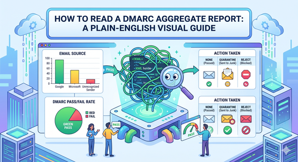 How to Read a DMARC Aggregate Report: A Plain-English Visual Guide